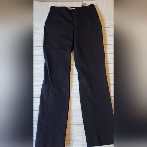 Everlane The Side-Zip Cotton Stretch Black Work Pants Size 6 - Picture 6 of 16